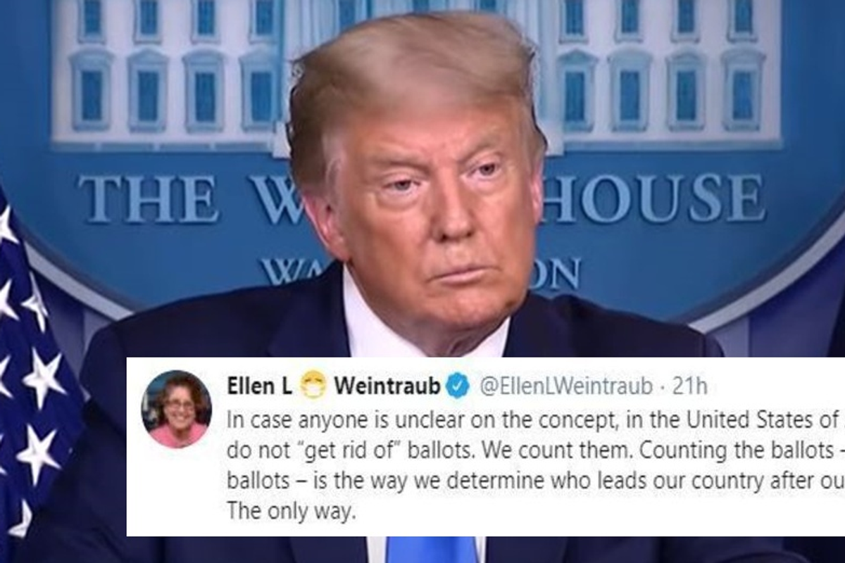 Electoral Commissioner rebukes Trump: We don't 'get rid' of ballots, we 'count them.'