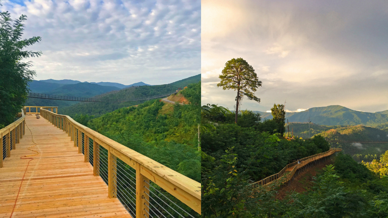 This new scenic trail at Gatlinburg's SkyLift Park is the perfect place to see fall foliage in the Smokies