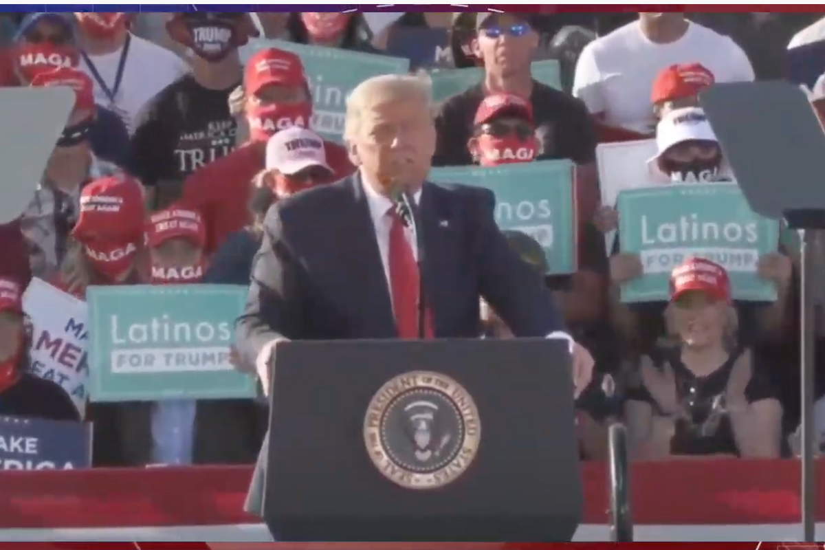 Trump Dumps COVID-19 At Double-Header Superspreader Rallies In Arizona