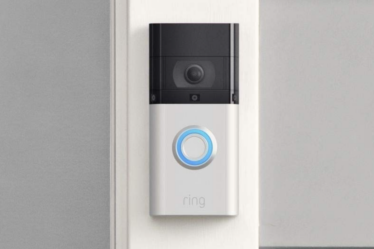 Photo of a Ring video doorbell