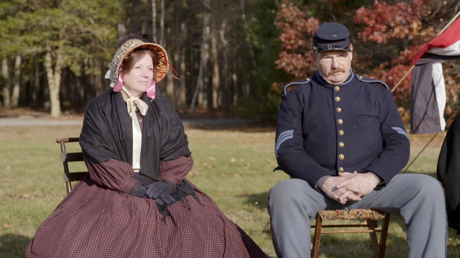 Civil war re-enactors