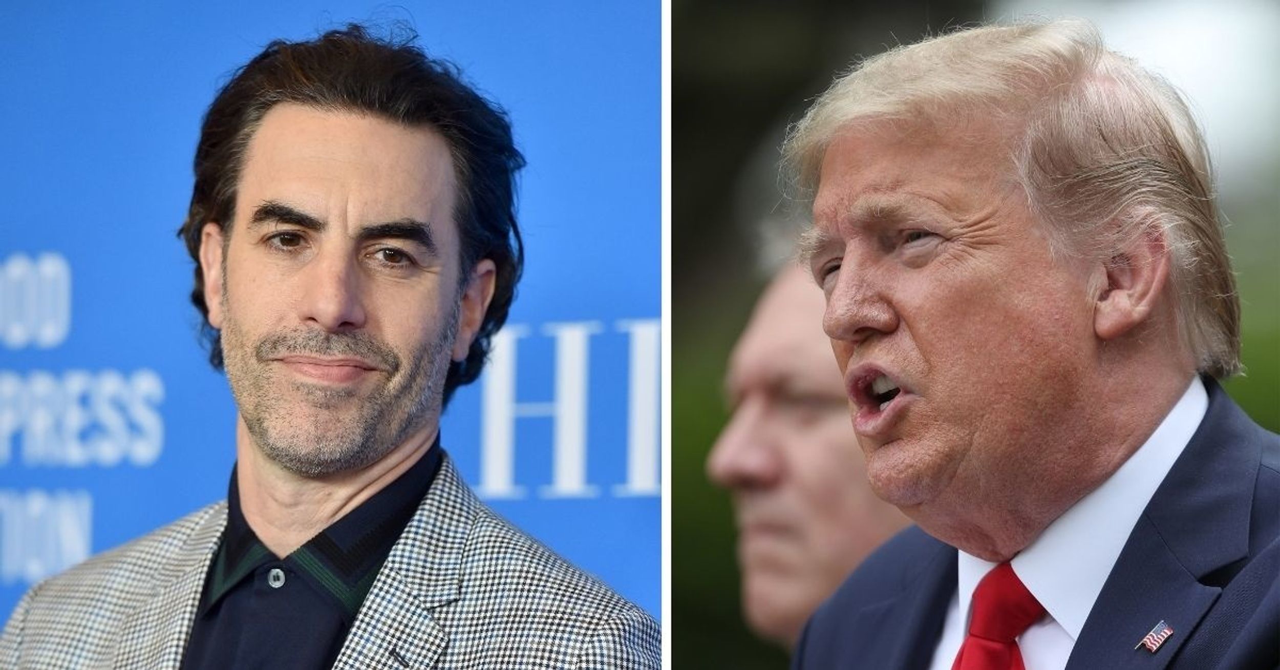 'Borat' Star Sacha Baron Cohen Hits Back After Trump Calls Him A 'Creep' Who Isn't 'Funny'