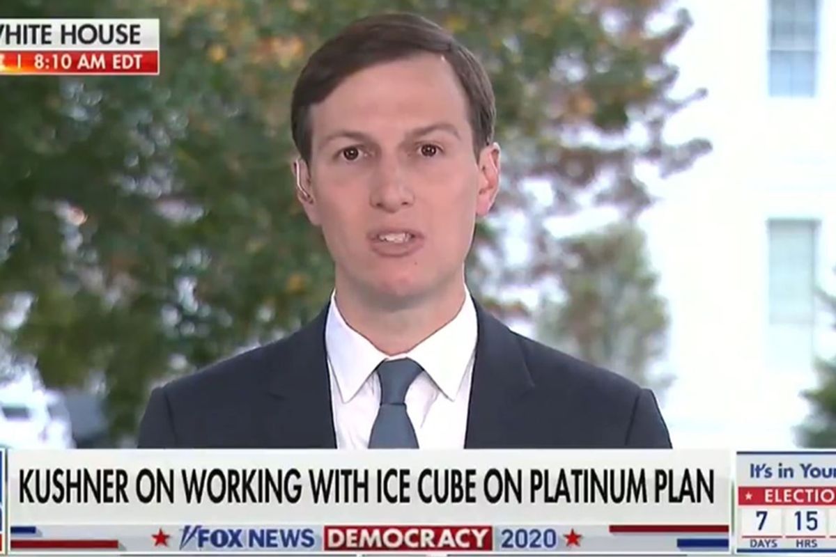 Jared Kushner gave Fox News a shamelessly racist excuse for the struggles of Black Americans