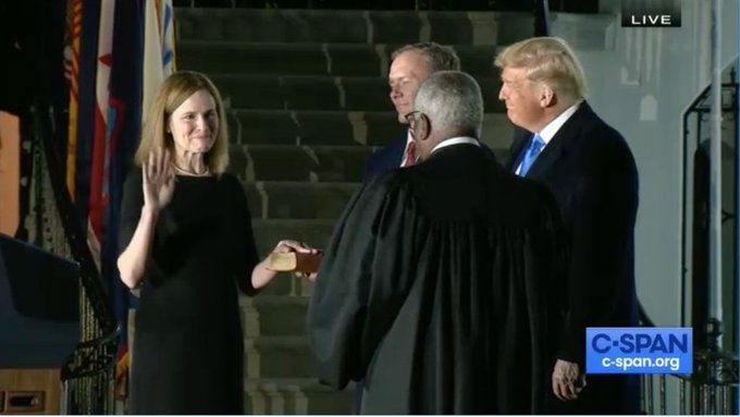 Amy Coney Barrett, Donald Trump