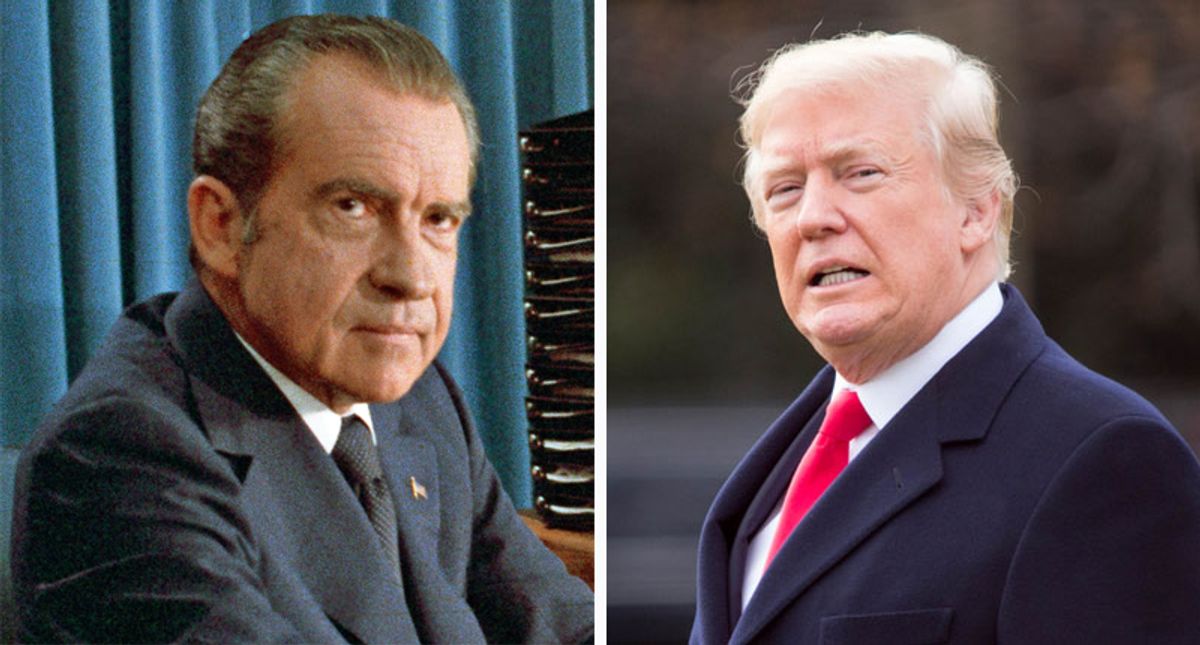 Trump bans staff from mentioning Richard Nixon’s resignation in his presence: report