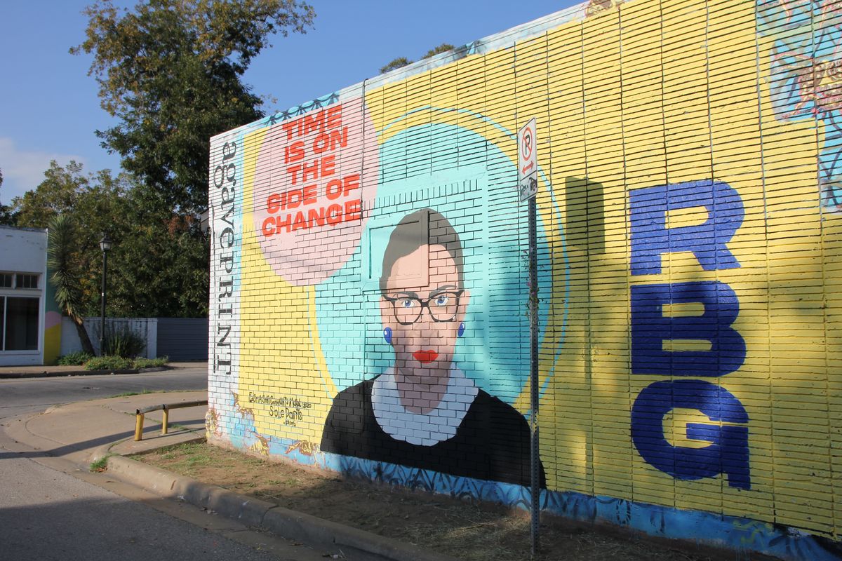 East Austin gains new Ruth Bader Ginsburg mural with community help