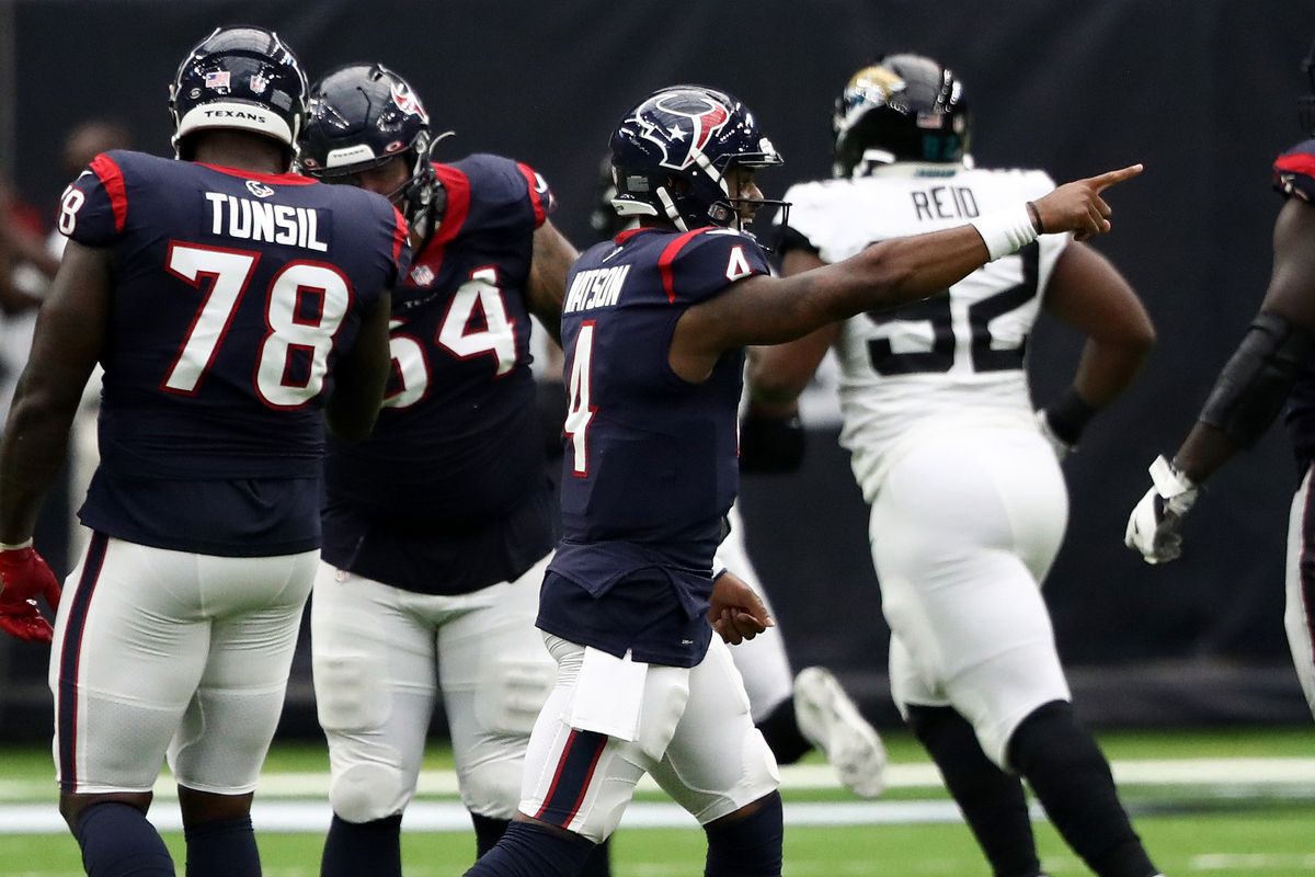 Texans Deshaun Watson, Laremy Tunsil