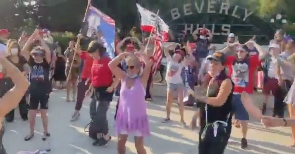 Video Of Trump Supporters Dancing To A MAGA-Version Of 'YMCA' Is Truly Something To Behold