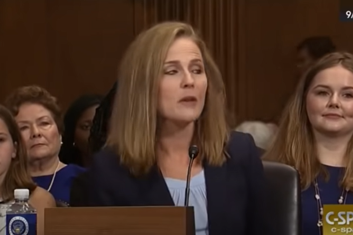 Cat Got Amy Coney Barrett's Tongue On Whether We Could Execute Women For Having Abortions