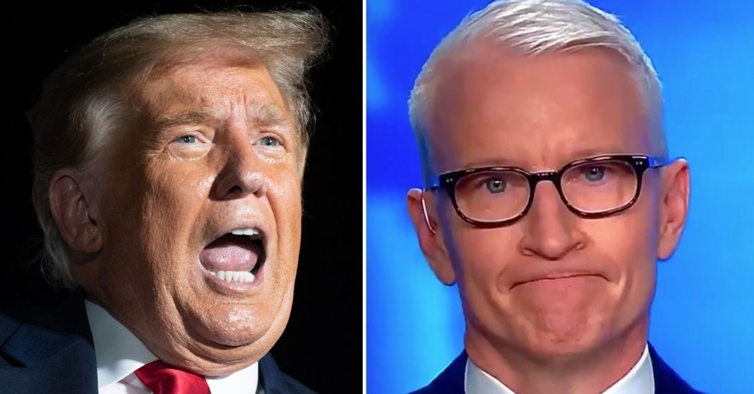 They Played 'Macho Man' At The End Of Trump's Florida Rally, And Anderson Cooper's Face Says It All