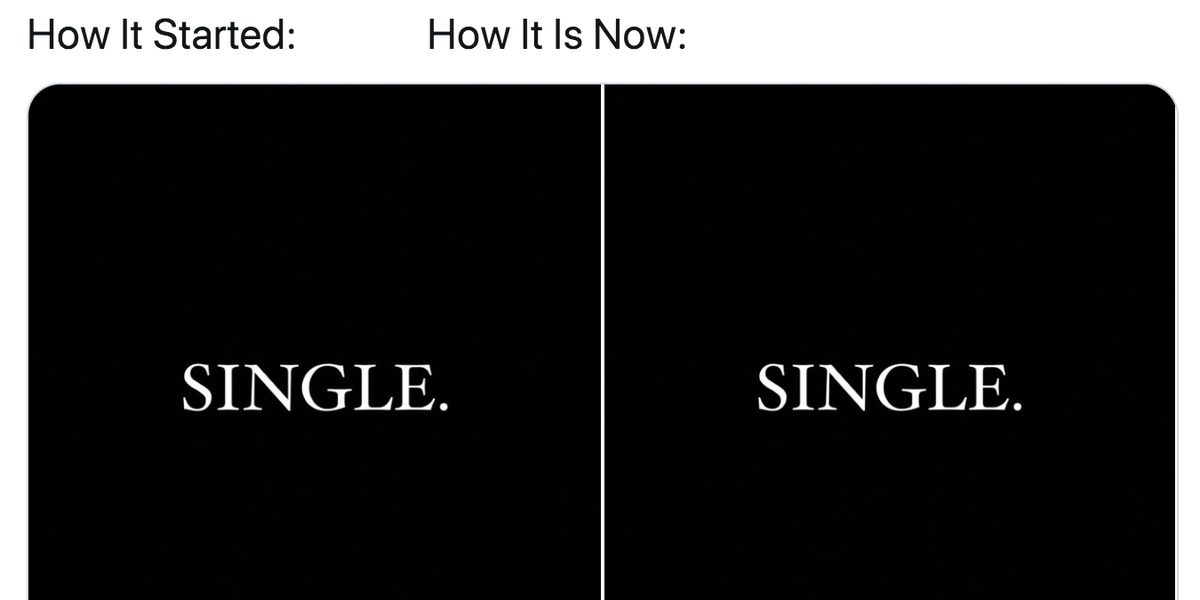 The 'How It Started Vs. How It's Going' Memes Are Taking Over Twitter