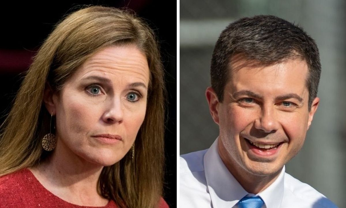 Mayor Pete Had the Perfect Response After Amy Coney Barrett Called Being Gay 'Sexual Preference'