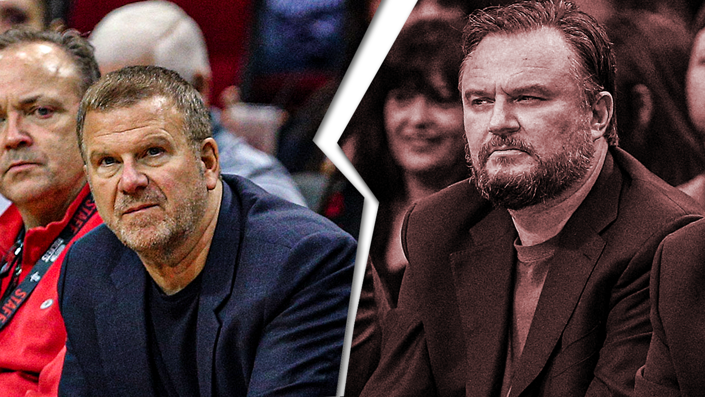 Rockets Tilman Fertitta and Daryl Morey