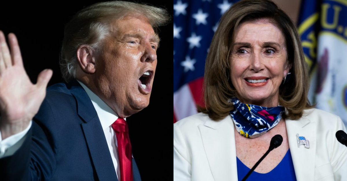 Trump Just Admitted the Real Reason He Won't Accept Pelosi's Stimulus Offer, and It's Peak Trump