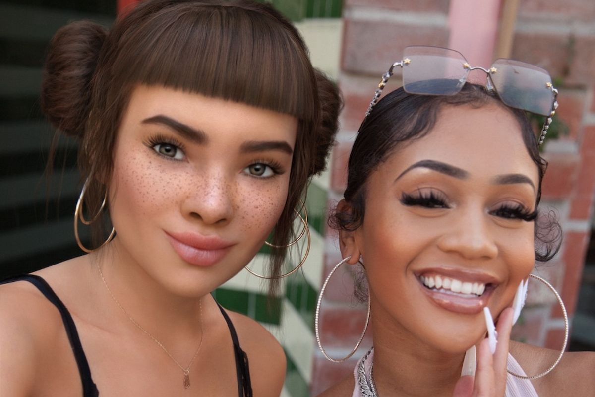 fordampning mave Stort univers Lil Miquela and Saweetie In Conversation - PAPER