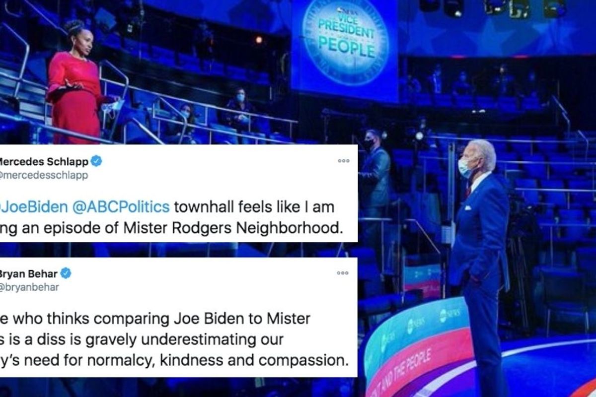 Trump campaign adviser tried to 'diss' Biden by comparing him to Mr. Rogers. It didn't end well.