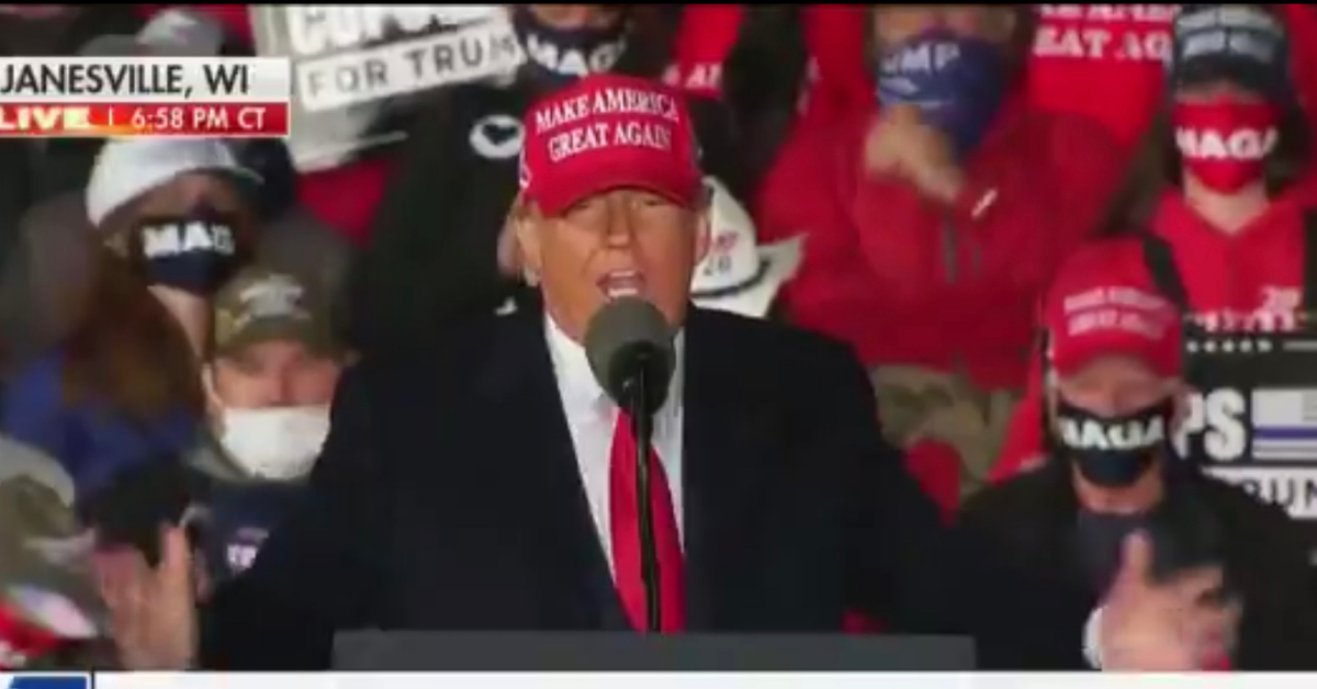 Trump Gets Roasted After Saying He Wants To Kiss All The 'Big, Powerful Men' At His Wisconsin Rally