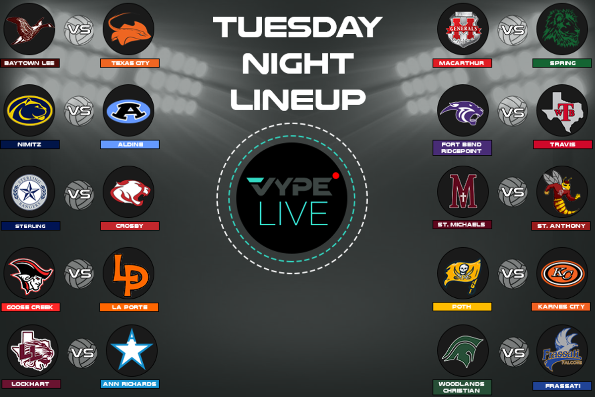 VYPE Live Lineup - Tuesday 10/20/20
