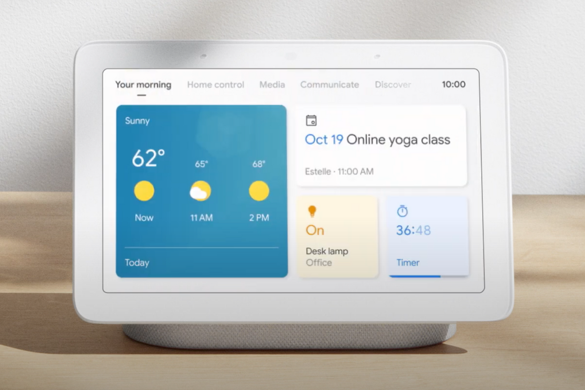 ​New interface for Google and Nest smart displays