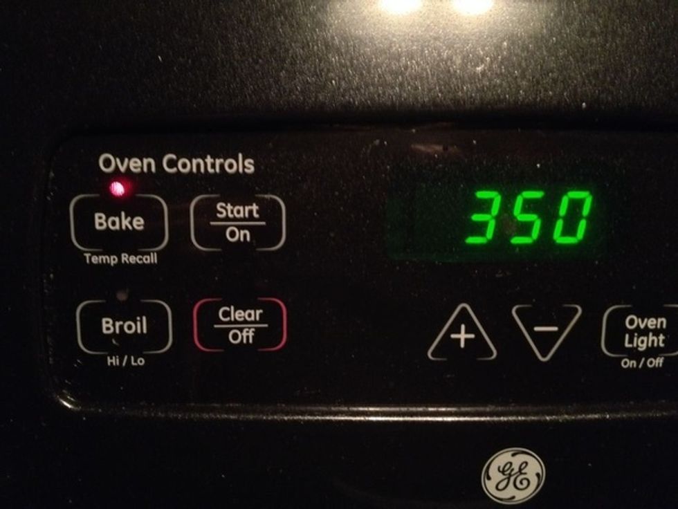 LCD Screen Of An Oven