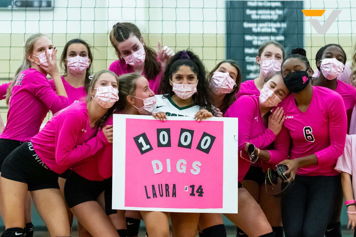 Through the Lens: John Cooper Volleyball caps season with 3-1 win on Dig Pink Night