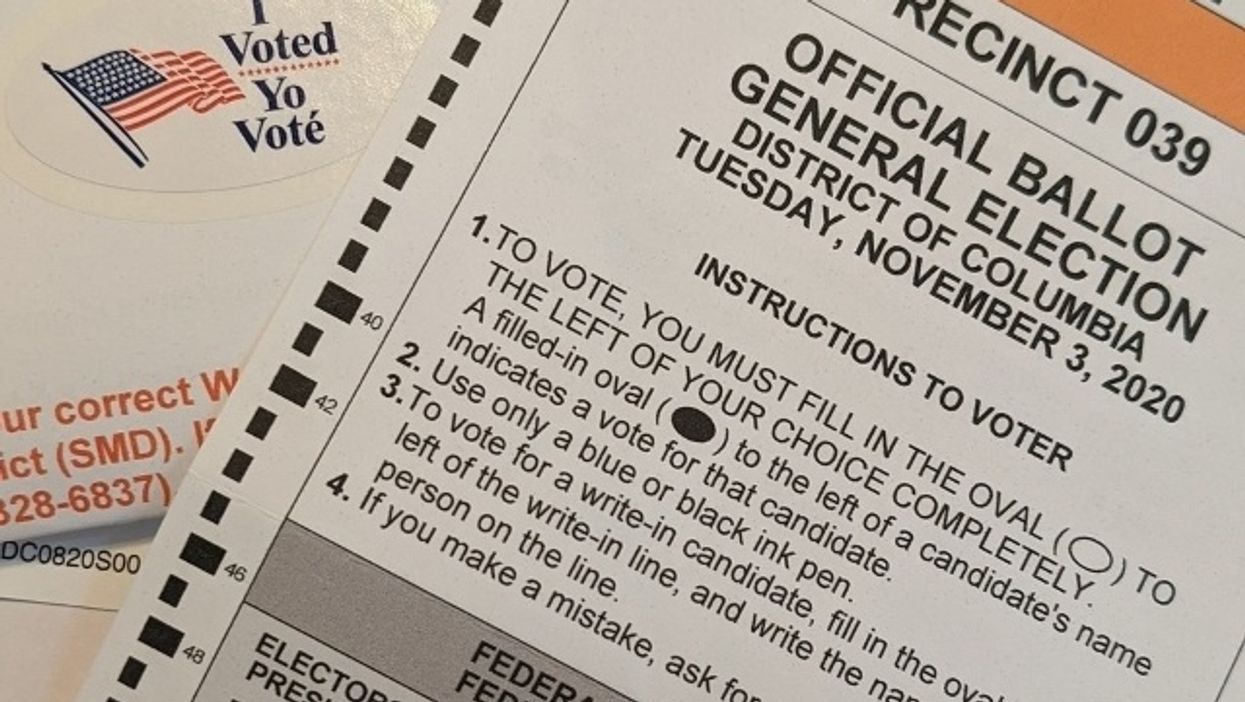 voting ballot
