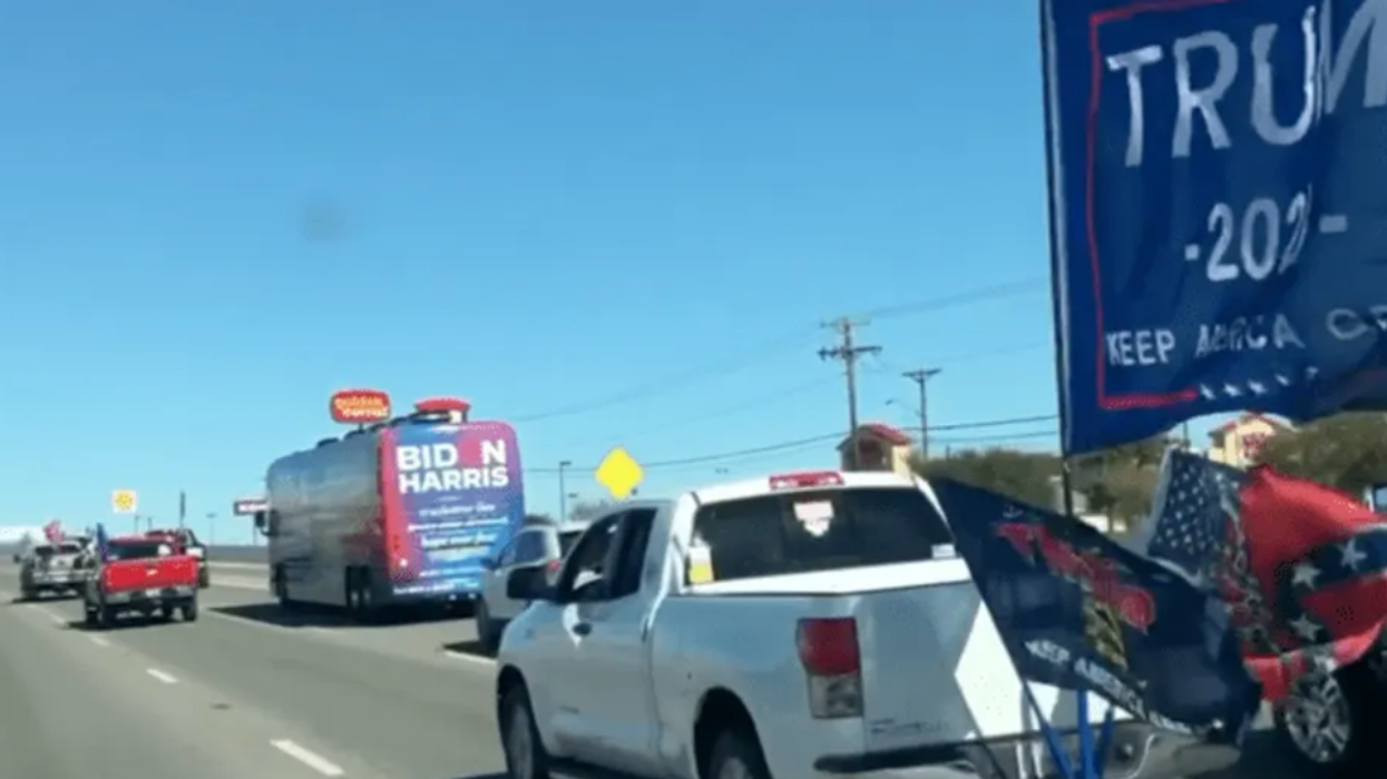 Trump: Texas 'Patriots' Who Ambushed Biden Bus 'Did Nothing Wrong'