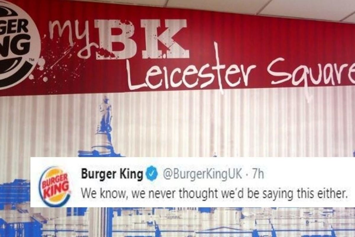 Burger King is doing the unthinkable and openly asking people to buy food from McDonald's