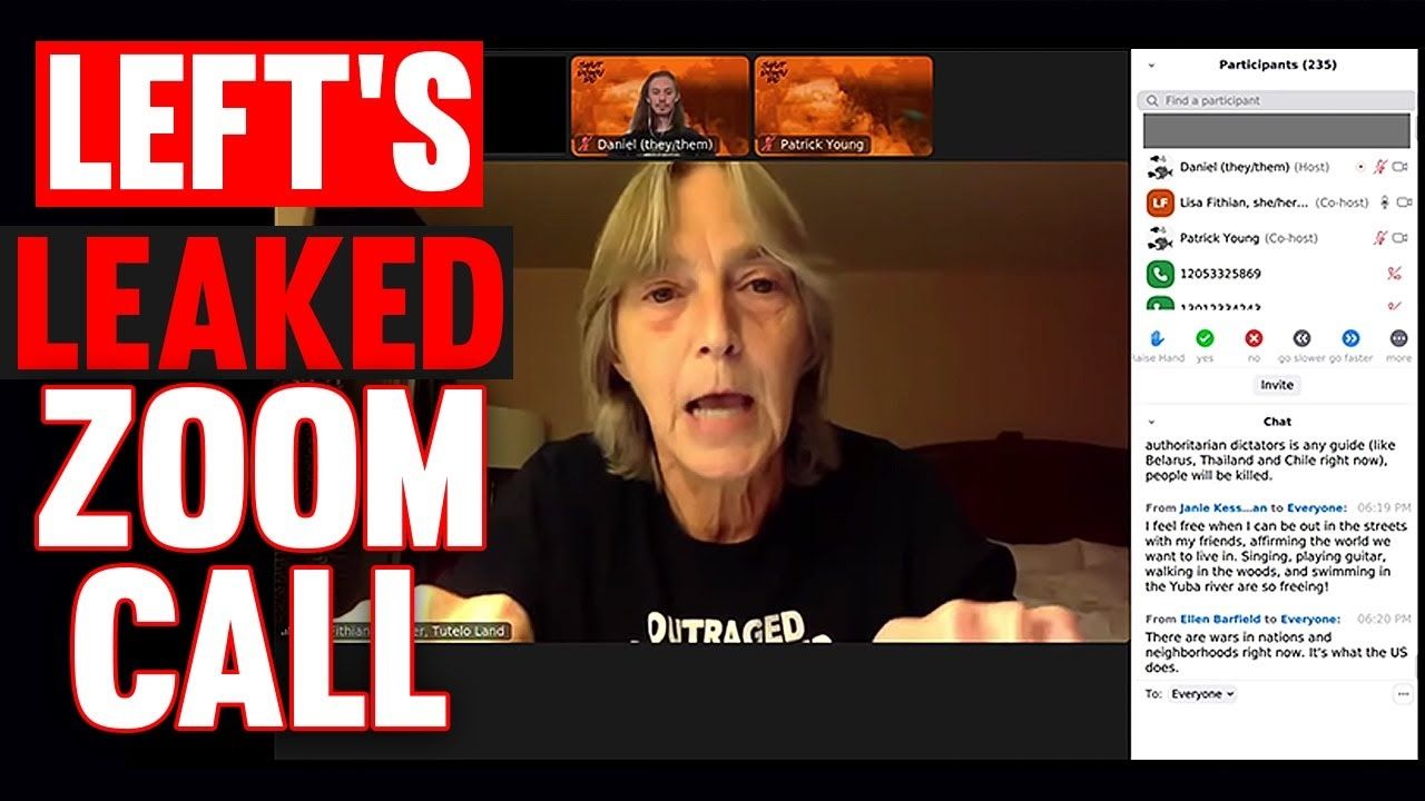 A leaked Zoom call from far-left leaders EXPOSES their alleged Election Day plans