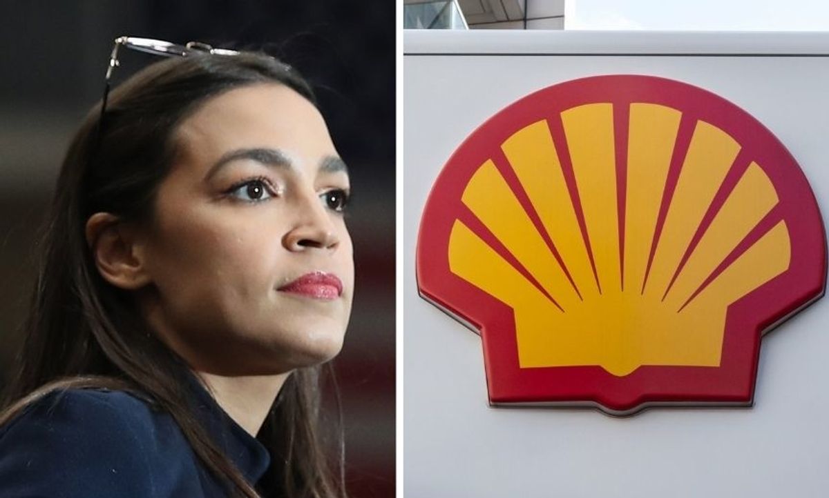 AOC Perfectly Trolls Shell Oil After They Ask What People Are Willing to Do to 'Help Reduce Emissions'