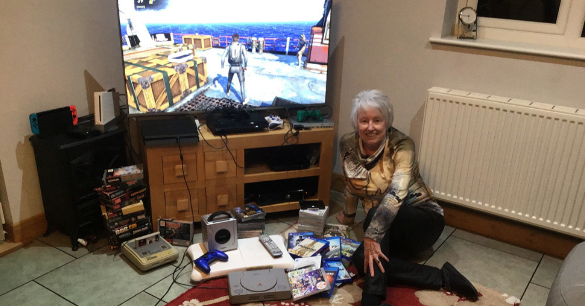 Video Game Addict Great-Grandmother Opens Up About How She Games For Eight Hours A Day