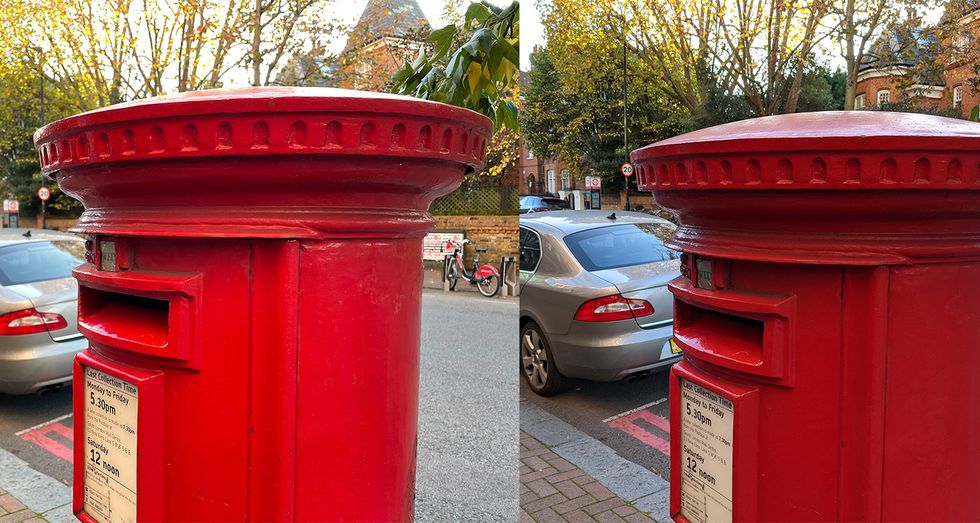 Photos taken by the iPhone 12 (left) and Pixel 5 (right)