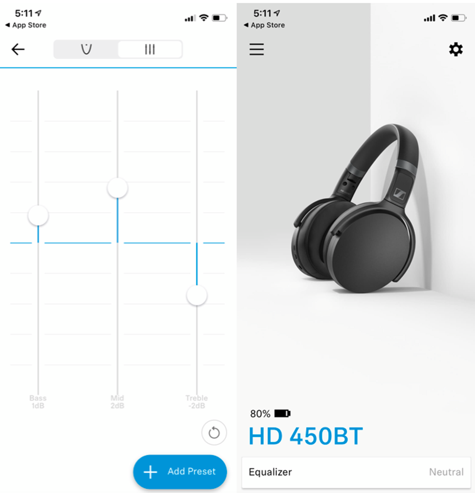 Sennheiser HD 450B wireless headphone