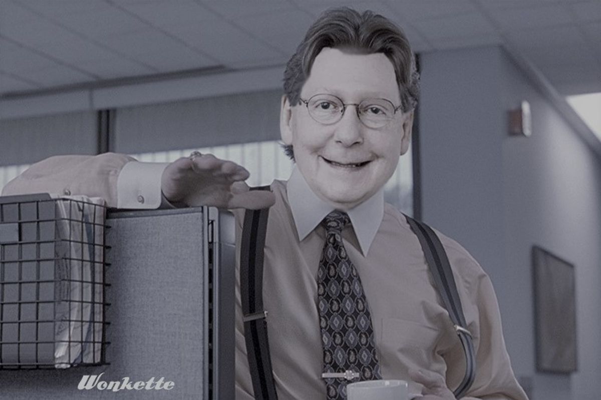 Mitch McConnell Thinks He's Boss Of Joe Biden