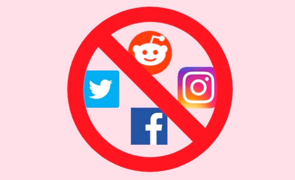 block social media