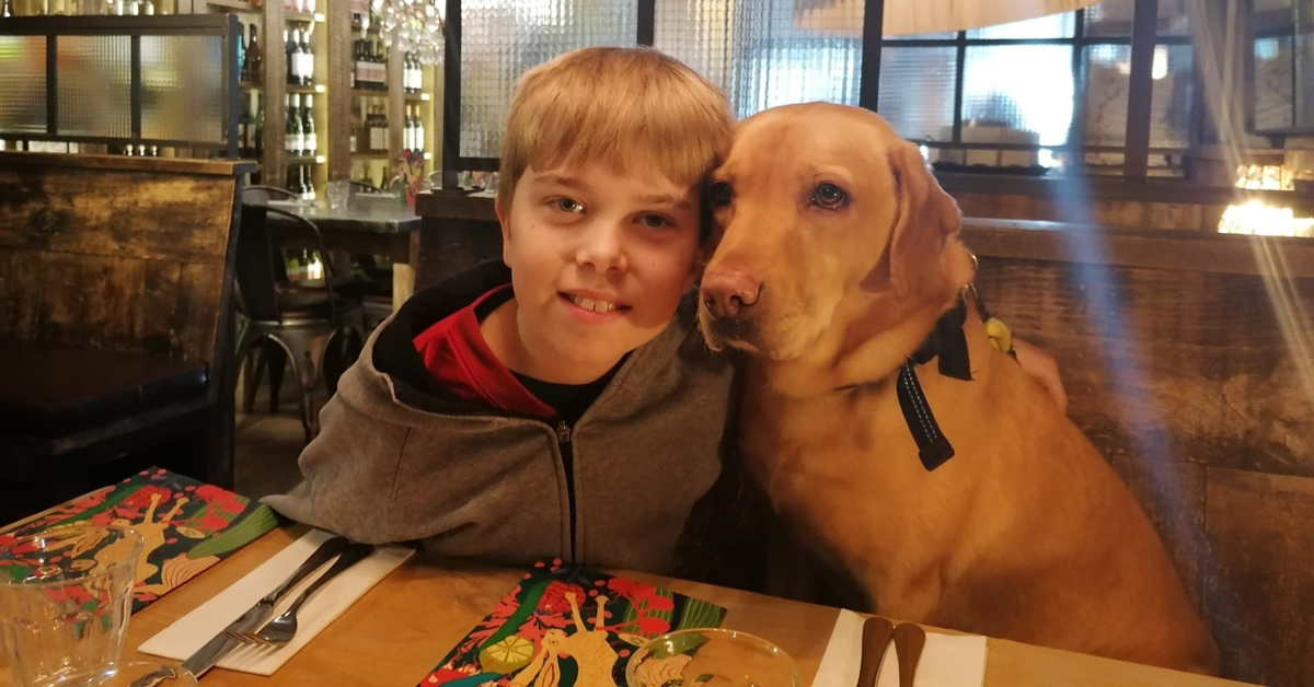 Mom Opens Up About Special Bond Between Her Autistic Son And His Specially-Trained Golden Lab