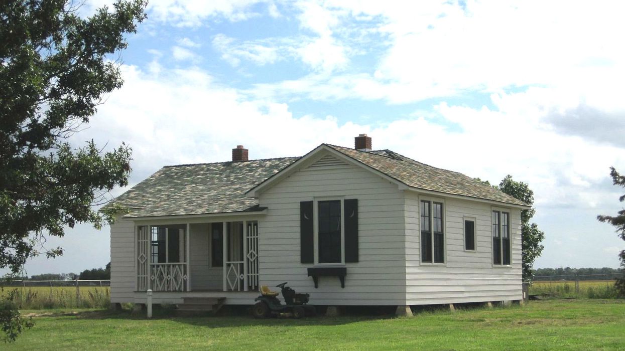 You can tour the New Deal farmhouse where Johnny Cash grew up in Arkansas