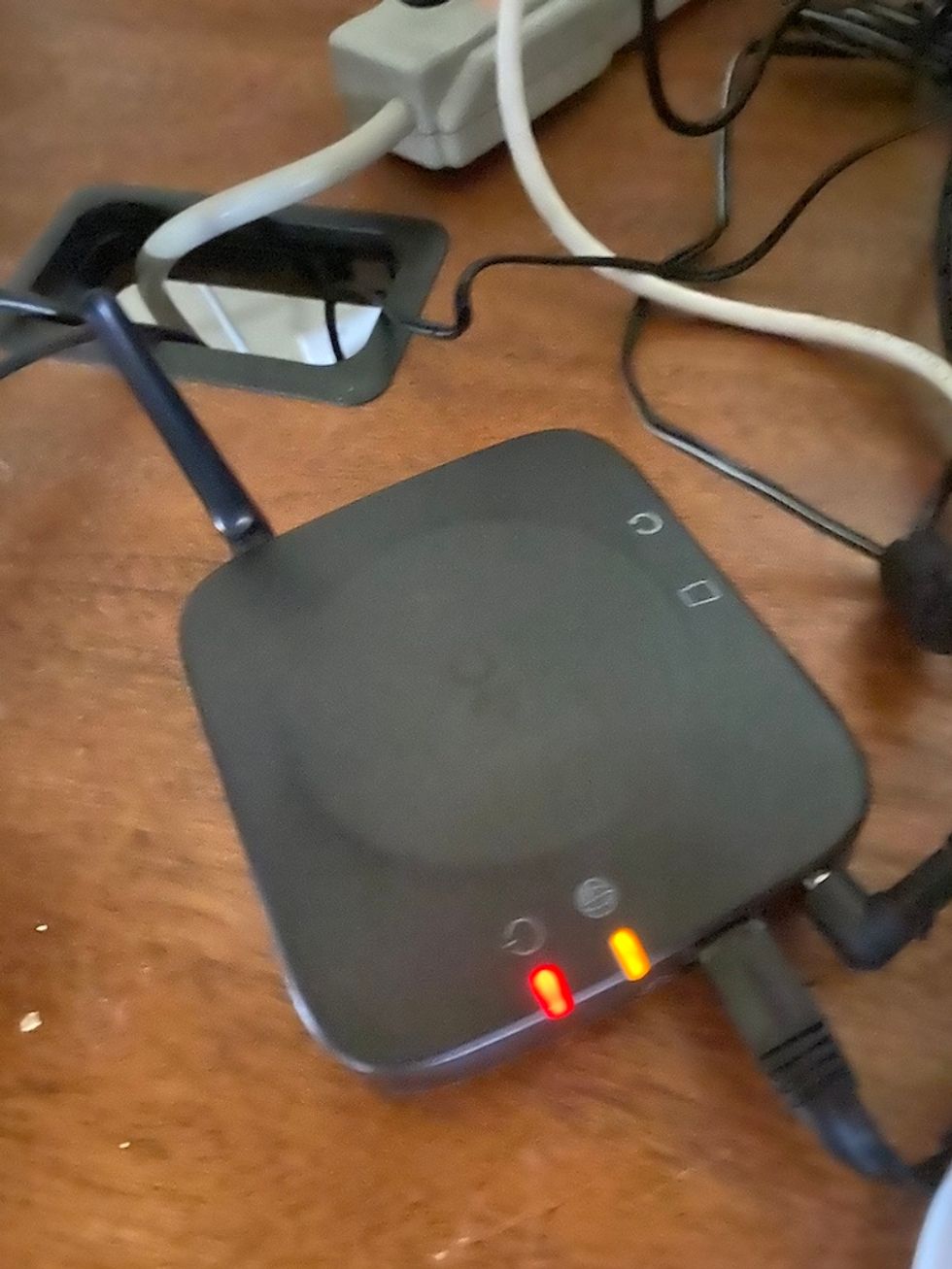 Lockly Connected Hub connected to a router.