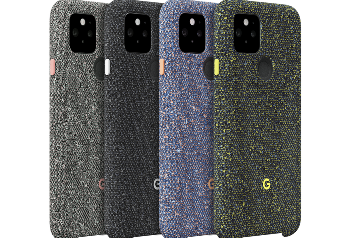 The fabric Pixel 5 case by Google