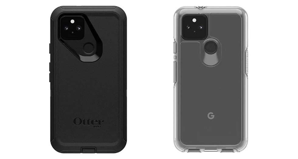 The Defender and Symmetry cases for Pixel 5 by OtterBox