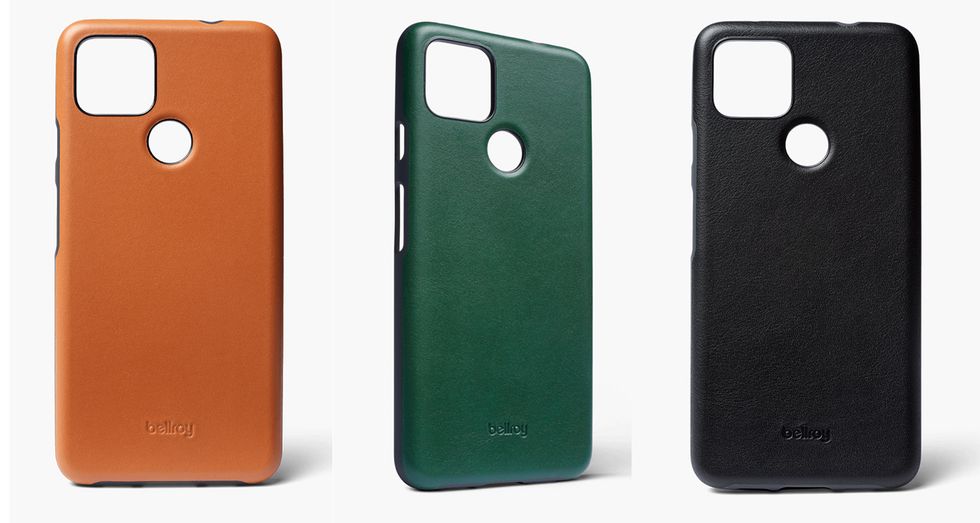Leather Bellroy case for the Google Pixel 5