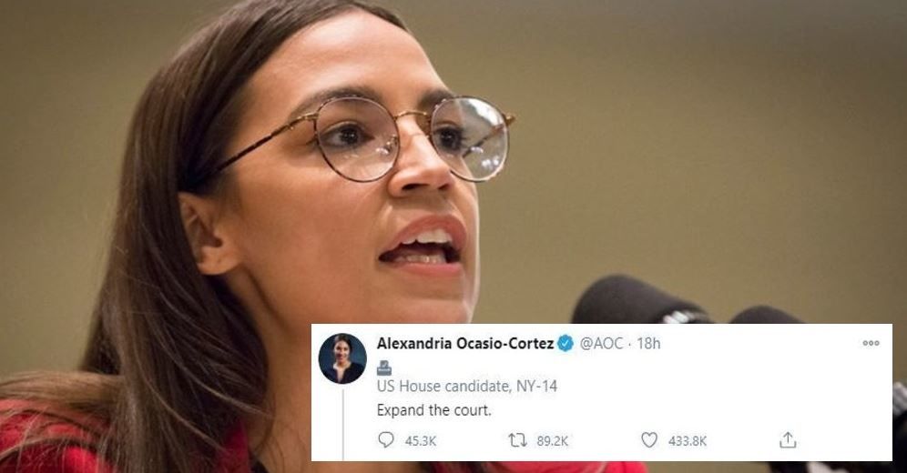 AOC calls out fellow Dems for lacking the 'stones' to play 'hardball' on the Supreme Court