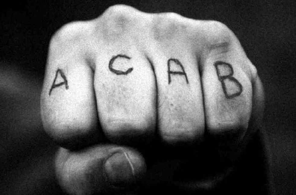 ACAB tattoo