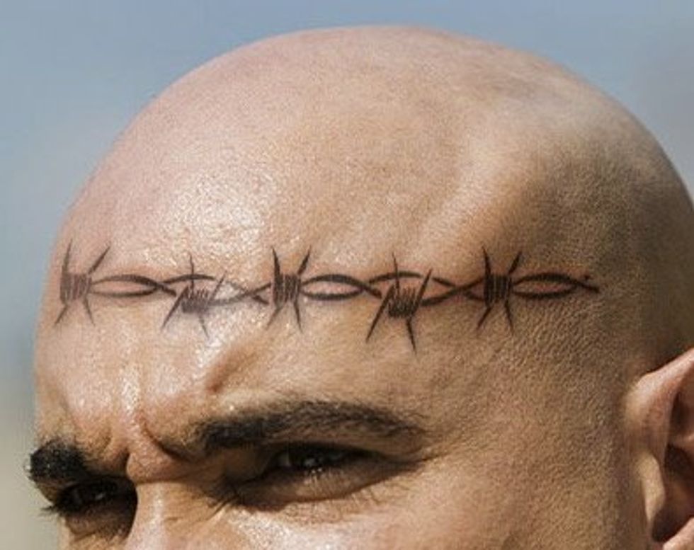 barbed wire tattoo