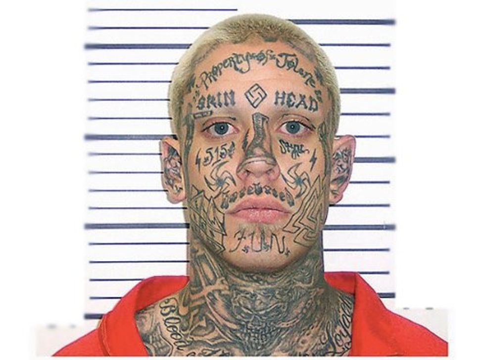 Prisoner with Face Tattoos