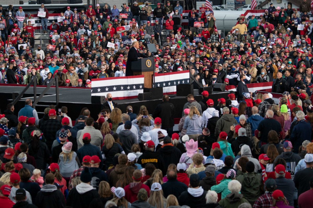 Where Trump goes, COVID follows—cases spike in counties where he's held rallies