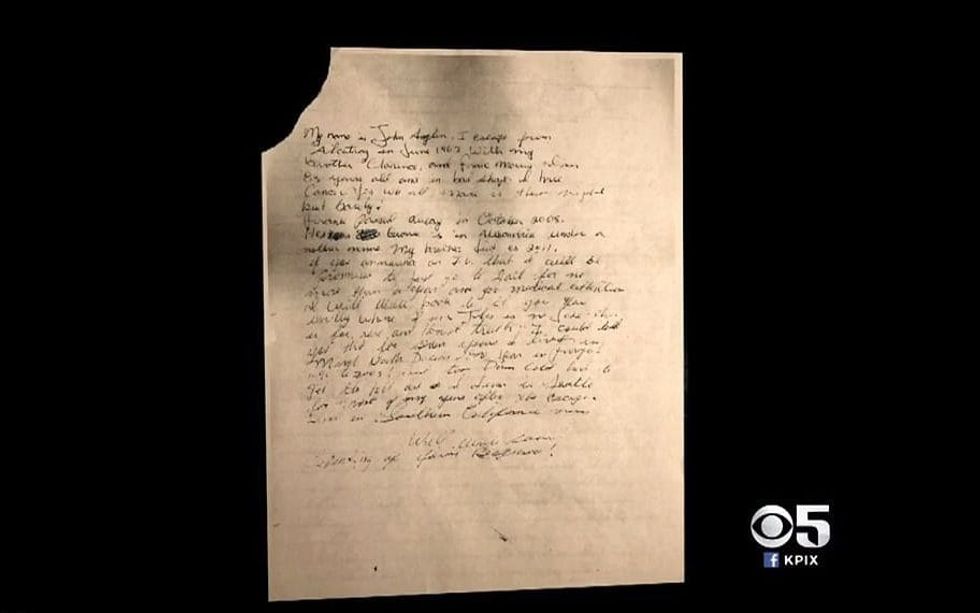 Man Escaped Alcatraz Sends Letter To Fbi Man Who Escaped Alcatraz Sends Letter to FBI After Being Free for 50