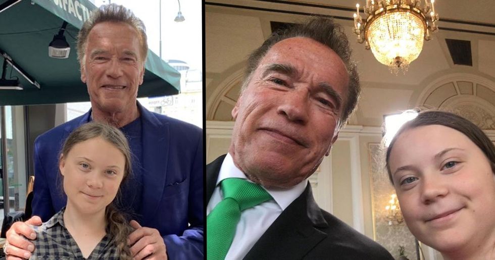 Arnold Schwarzenegger Gets Greta Thunberg An Electric Car To Drive Through Canada And U S 22 Words