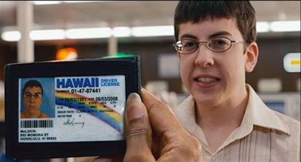 mclovin hawaii id shirt