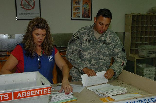 mail ballot, military